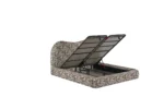 LUNE Pattern Bed 140x200 - Without Mattress - Pilt 3