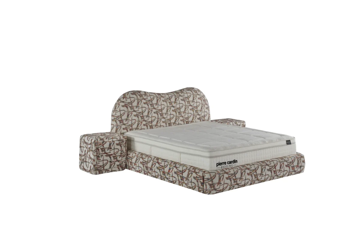 LUNE Pattern Bed 200x200 - With Mattress - Pilt 6