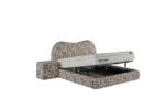 LUNE Pattern Bed 200x200 - With Mattress - Pilt 7