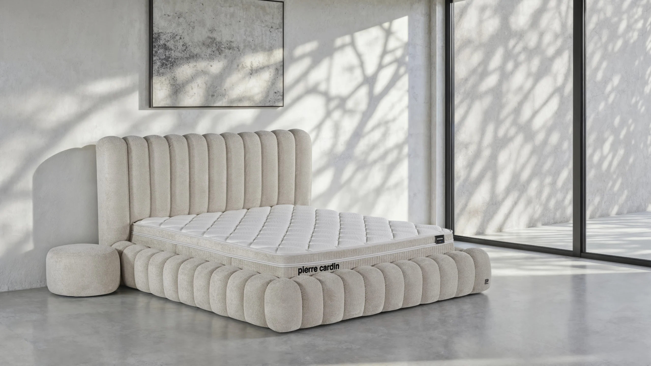 pierre-cardin-modena-voodi-komplekt-main-3-1.webp MODENA Bed 200x200 - With Mattress - Pilt 1