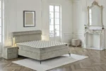 PALAIS Bed 200x200 - With Mattress - Pilt 2