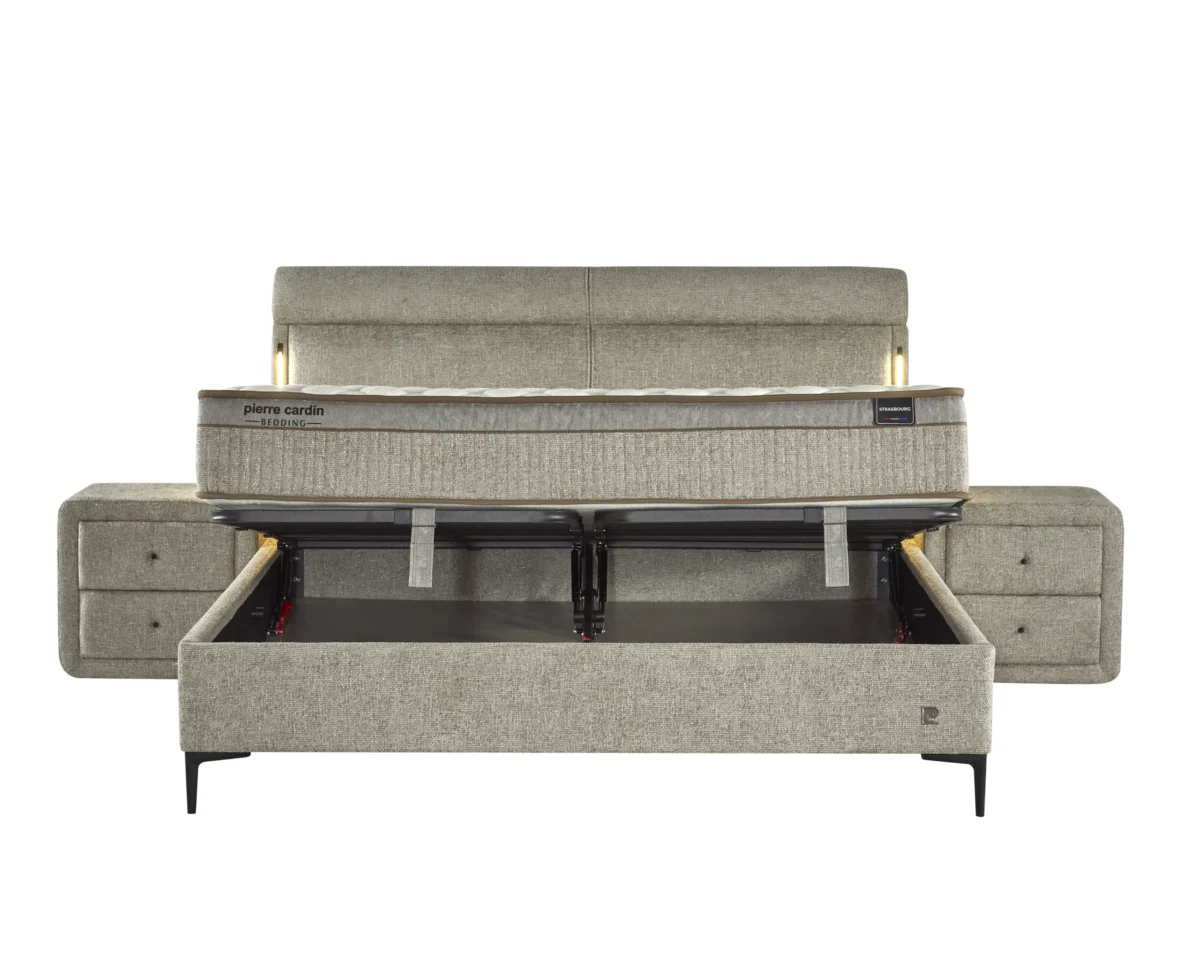 PALAIS Bed 200x200 - With Mattress - Pilt 3
