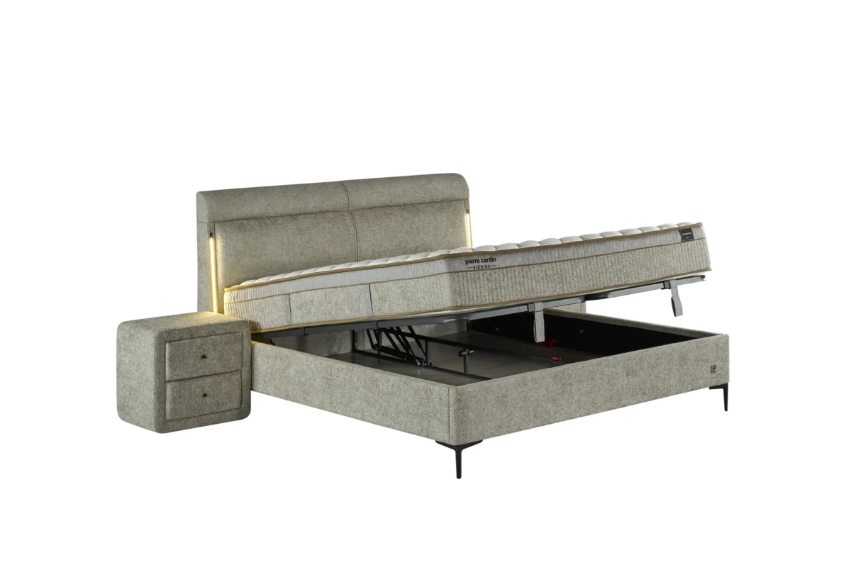 PALAIS Bed 200x200 - With Mattress - Pilt 6
