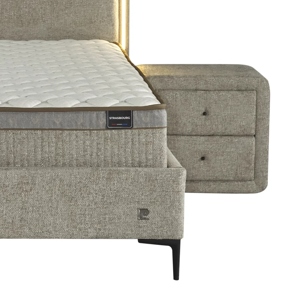 PALAIS Bed 200x200 - With Mattress - Pilt 9