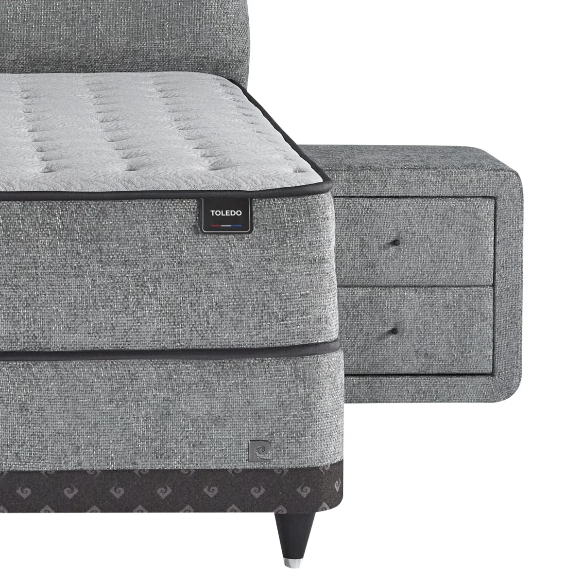 TOLEDO Bed 200x200 - With Mattress - Pilt 10