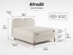 AFRODIT Bed 180x200 - With Mattress - Pilt 3
