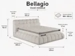 BELLAGIO Bed 180x200 - With Mattress - Pilt 3