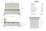 ELYSEE Bed 160x200 - With Mattress - Pilt 3