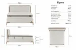 ELYSEE Bed 180x200 - With Mattress - Pilt 3