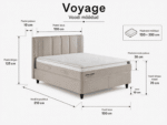 VOYAGE Bed 120x200 - With Mattress - Pilt 3
